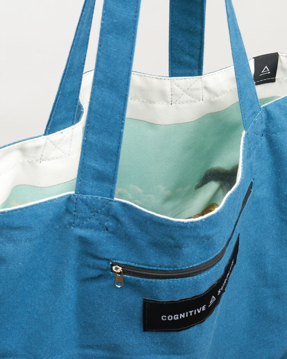 Layers of Earth Canvas Shoulder Tote - Image 2