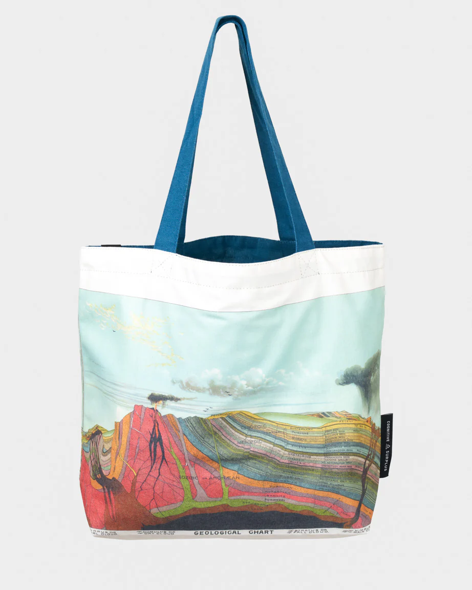 Layers of Earth Canvas Shoulder Tote - Image 3