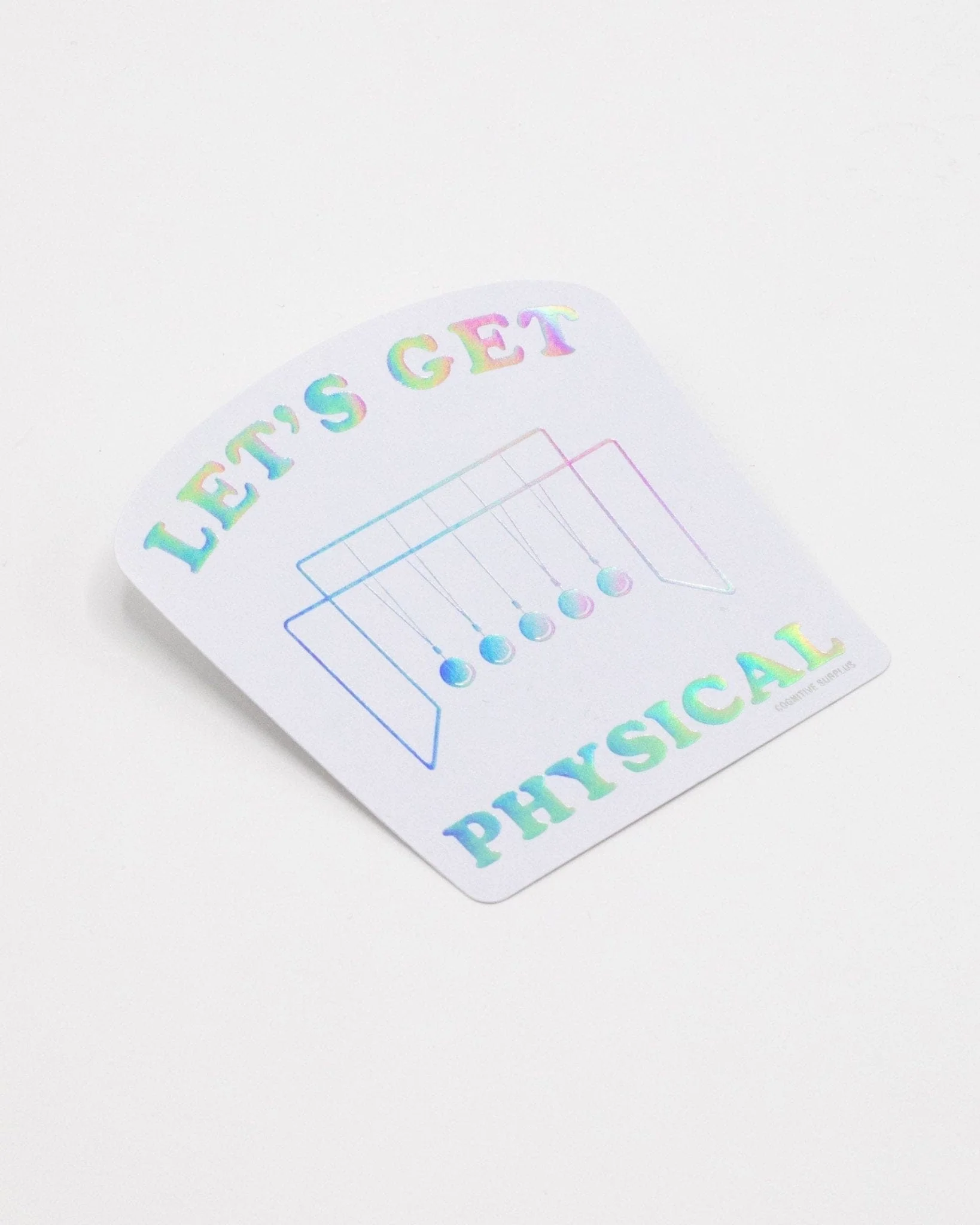 Let's Get Physical Sticker