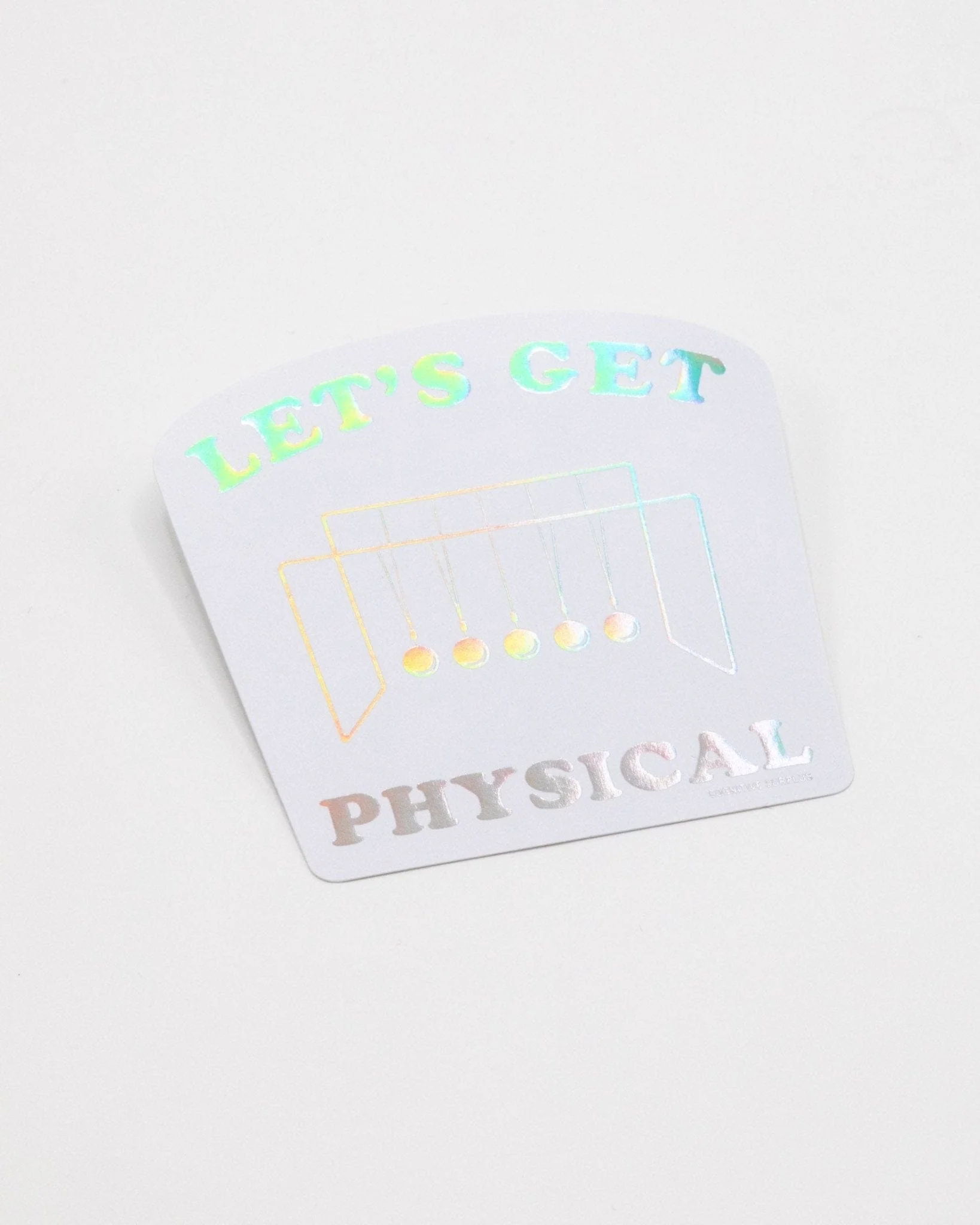 Let's Get Physical Sticker - Image 3