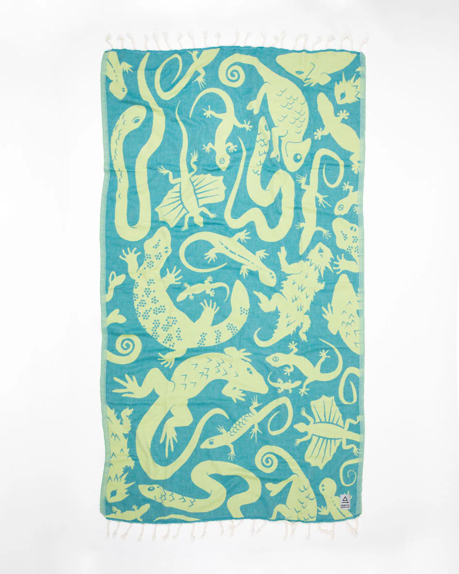 Lizards Turkish Towel - Image 2