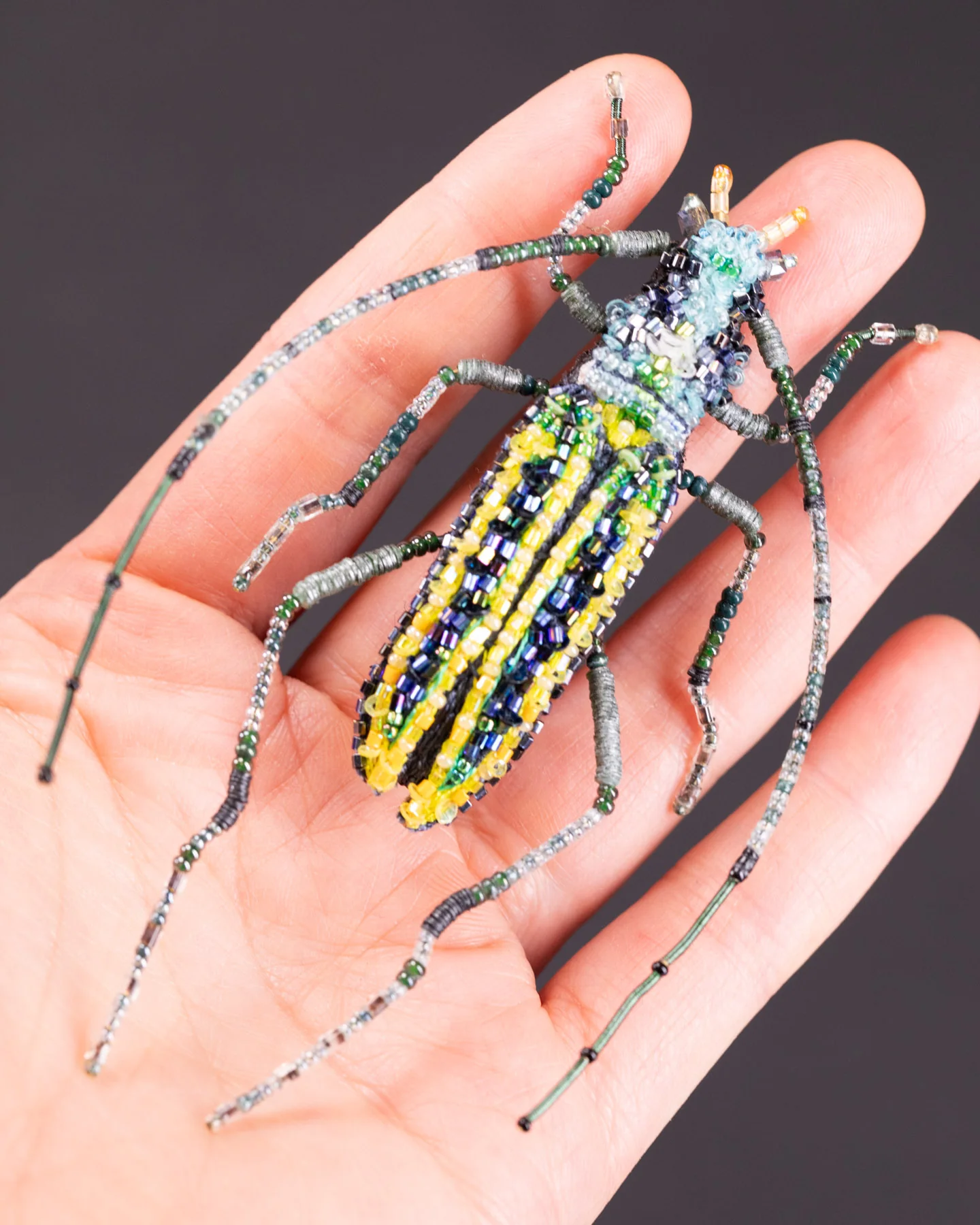 Longhorn Beetle Brooch Pin - Trovelore - Image 3