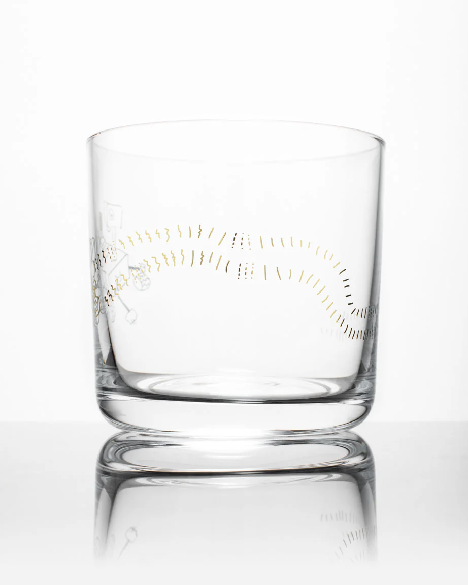 Mars Rover Perseverance Whiskey Glass - Image 4