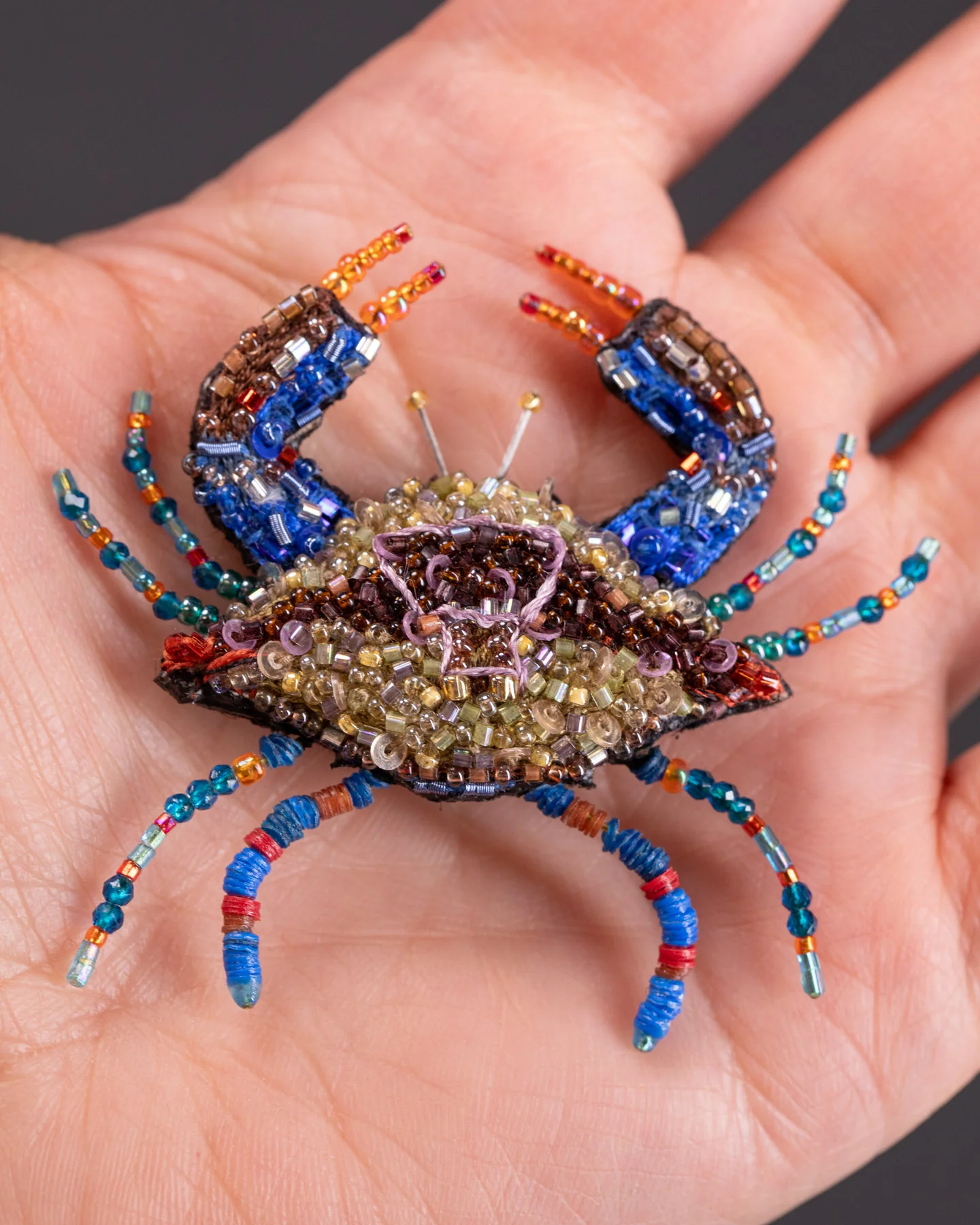Maryland Crab Brooch Pin - Trovelore - Image 3
