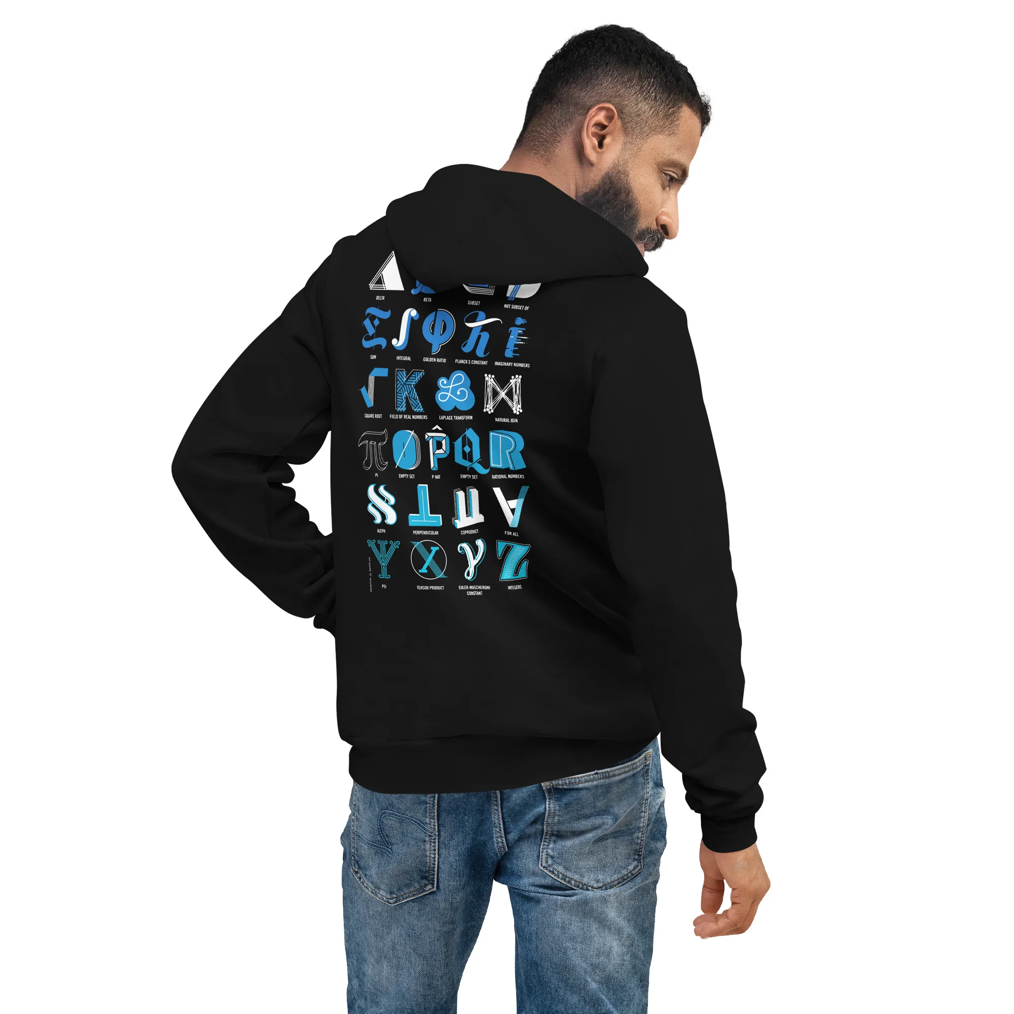 Mathematical Alphabet Hoodie - Image 2