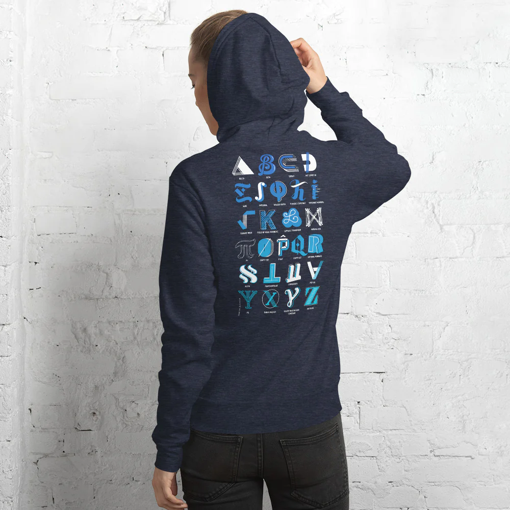 Mathematical Alphabet Hoodie - Image 5