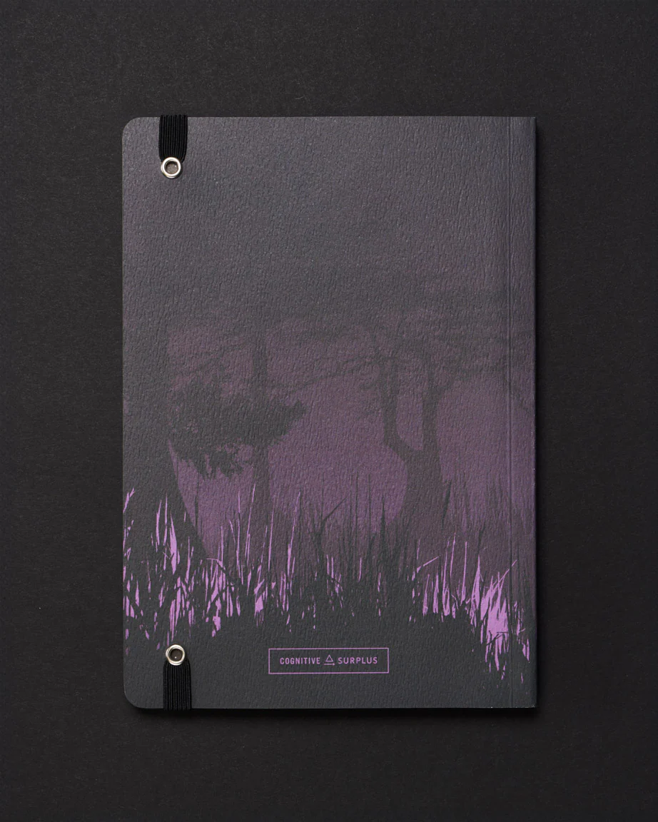 Midnight Swamp Dark Analysis A5 Softcover Notebook - Image 2
