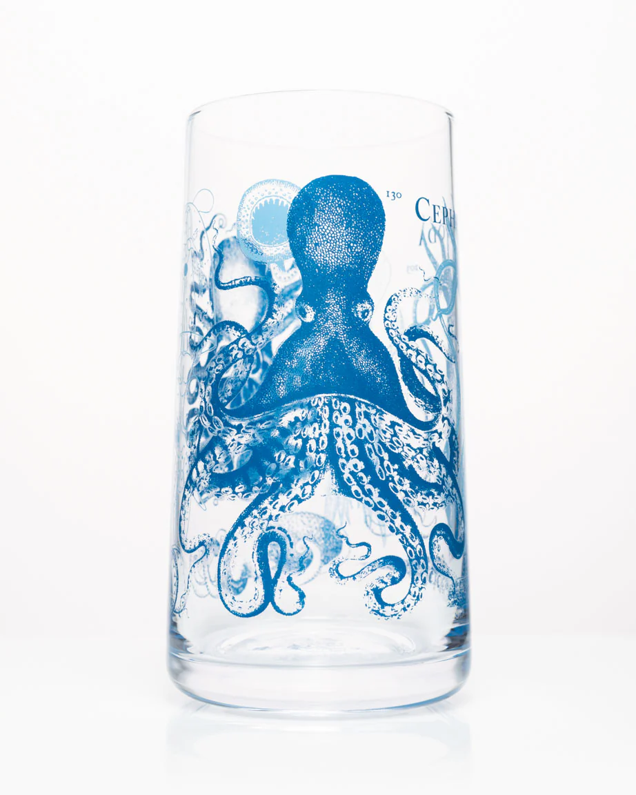 Monsters of the Deep: Cephalopods Drinking Glass - Image 3