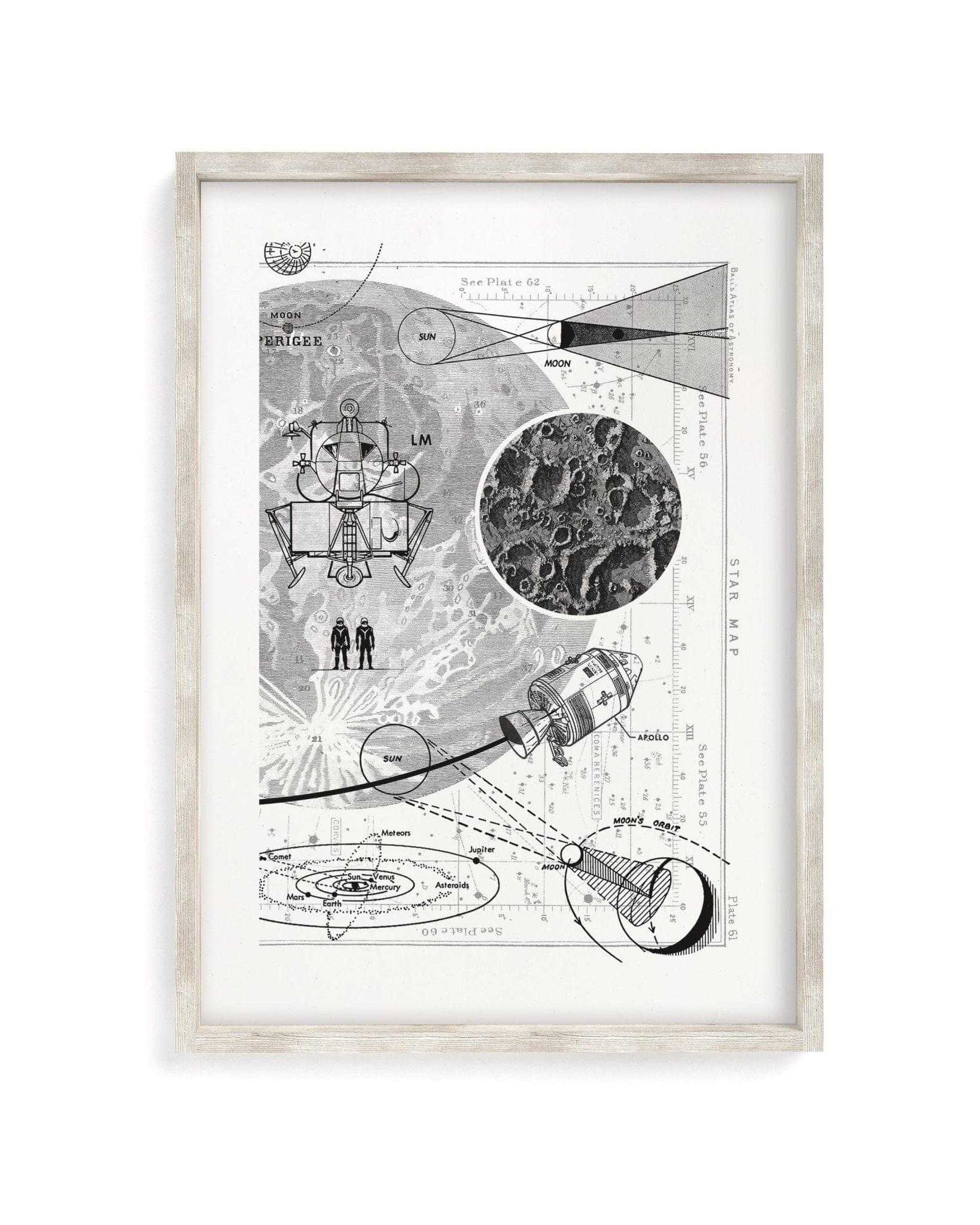 Moon Scientific Illustration Museum Print - Image 4