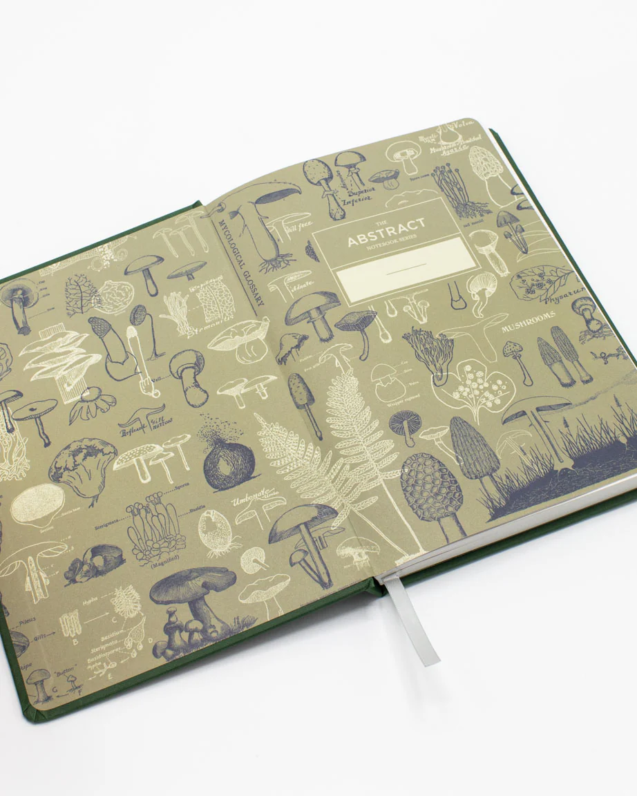 Mushrooms A5 Hardcover Notebook - Dotted Lines - Image 2