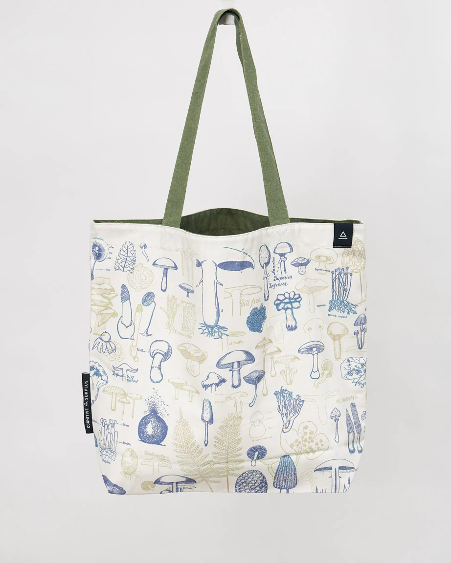 Mushrooms Canvas Shoulder Tote
