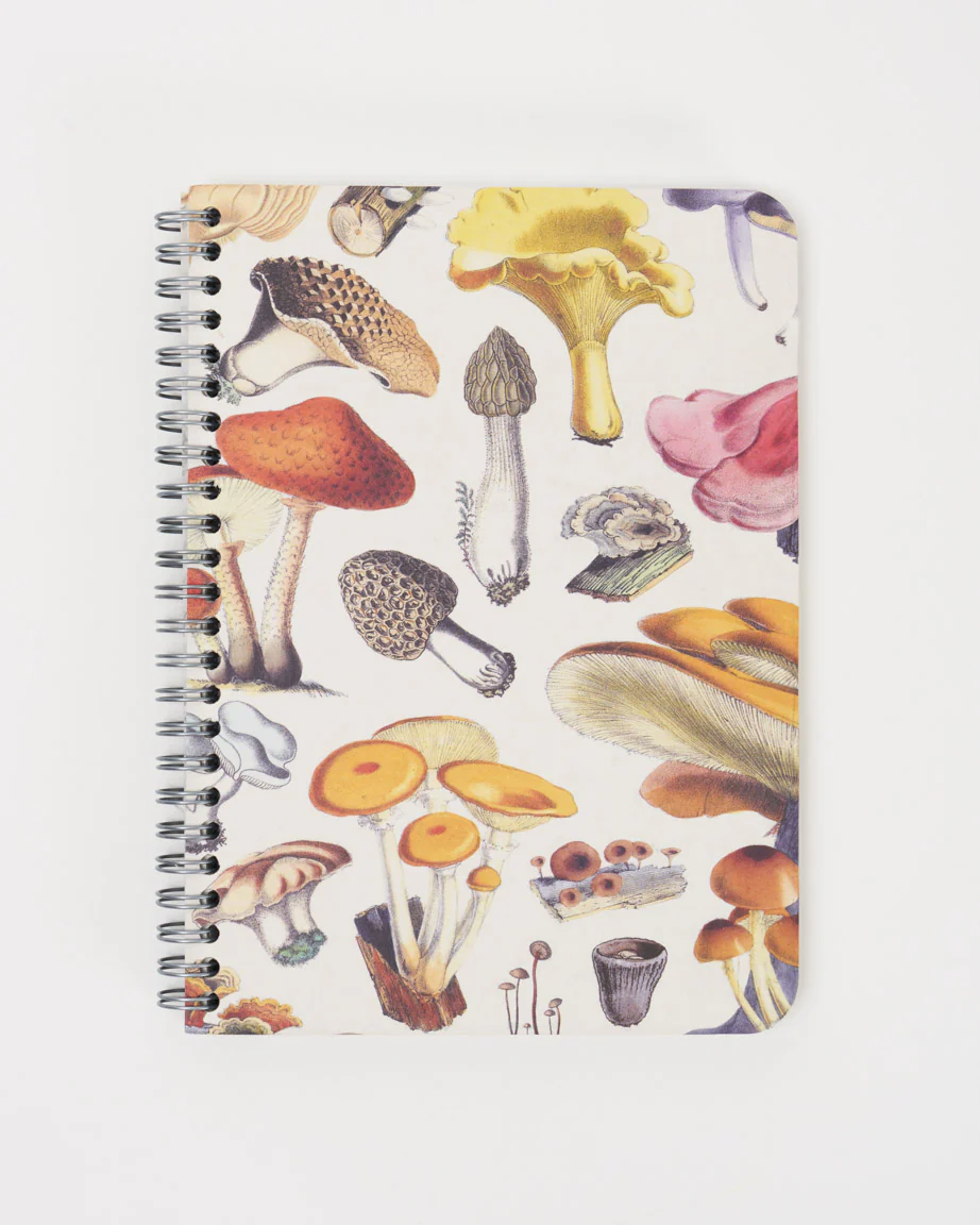 Mushrooms Spiral Notebook - Image 4