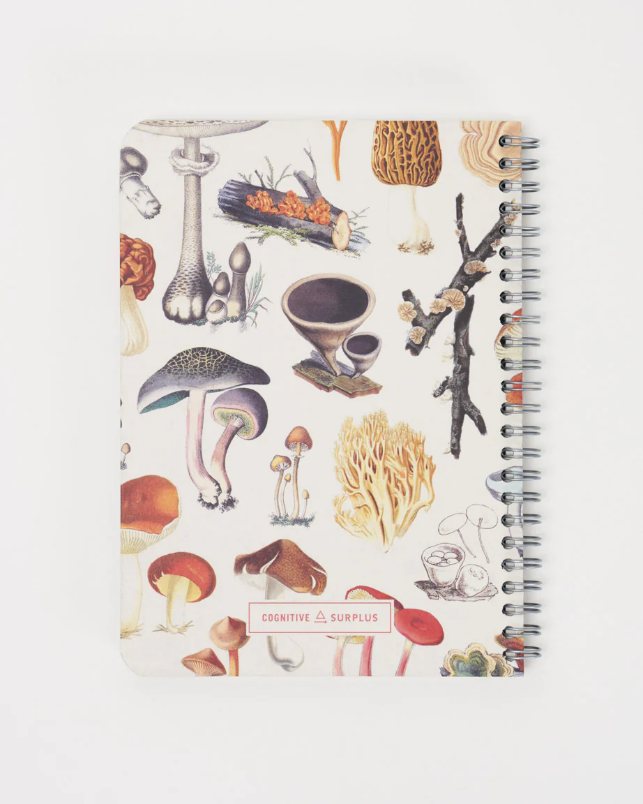 Mushrooms Spiral Notebook - Image 5