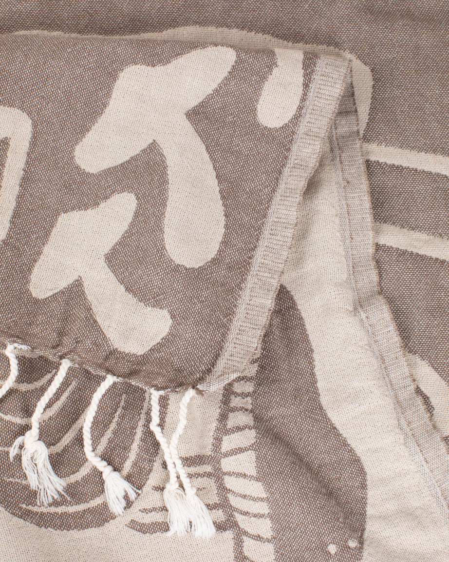 Edible & Poisonous Mushrooms Turkish Towel - Image 3
