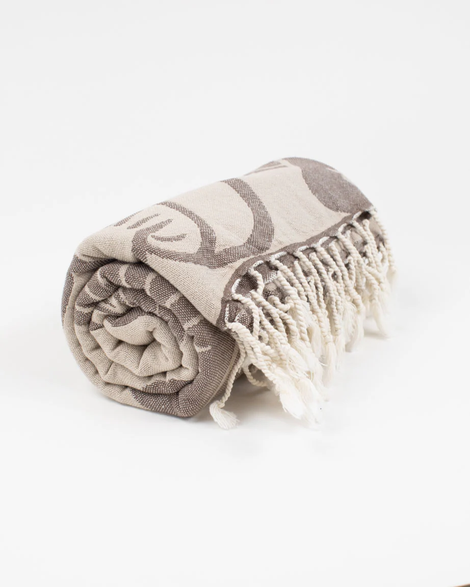 Edible & Poisonous Mushrooms Turkish Towel - Image 4