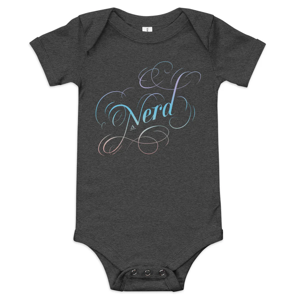 Nerd Baby Bodysuit - Image 2