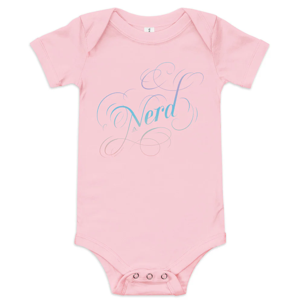 Nerd Baby Bodysuit - Image 3