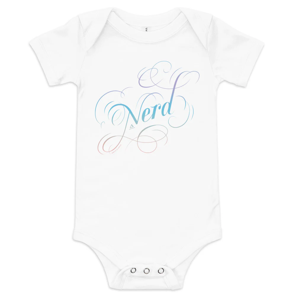 Nerd Baby Bodysuit - Image 5