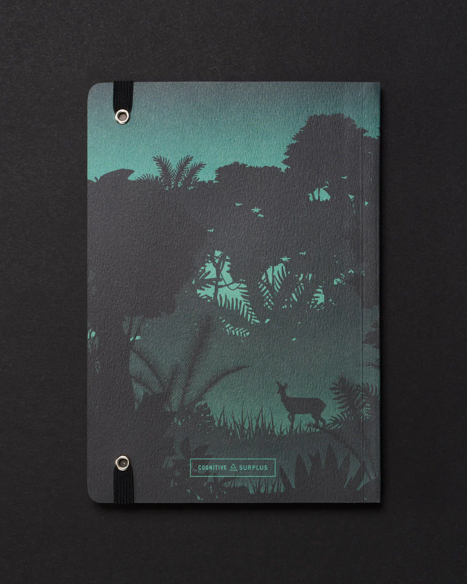Night Jungle Dark Analysis A5 Softcover Notebook - Image 2