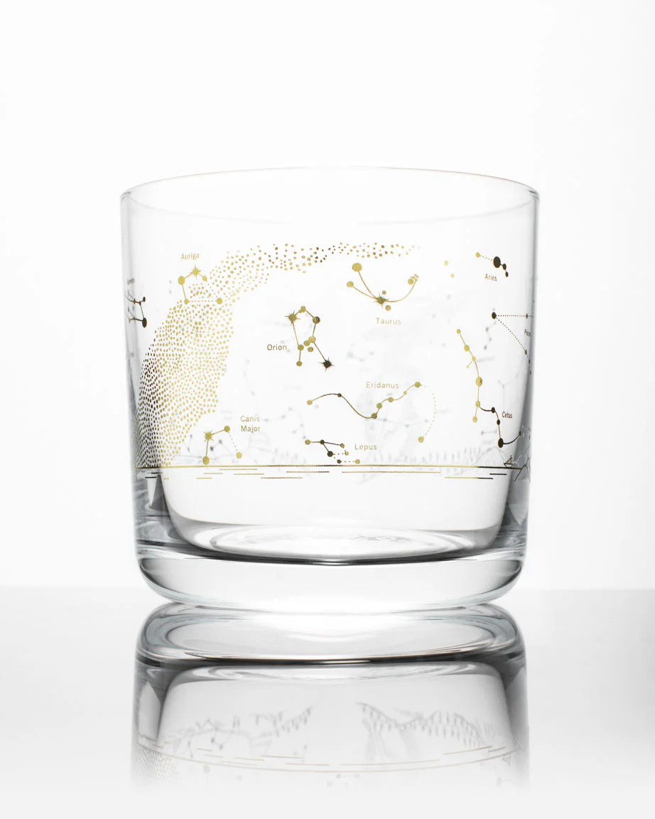 Night Sky Star Chart Whiskey Glass - Image 4