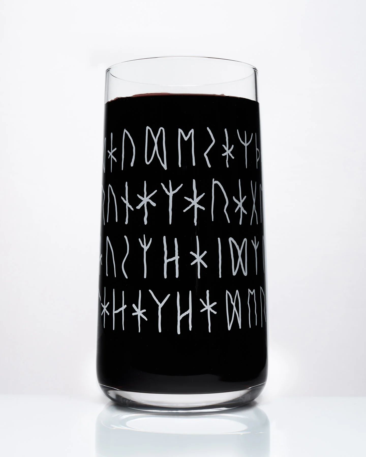 Norse Runes Drinking Glass