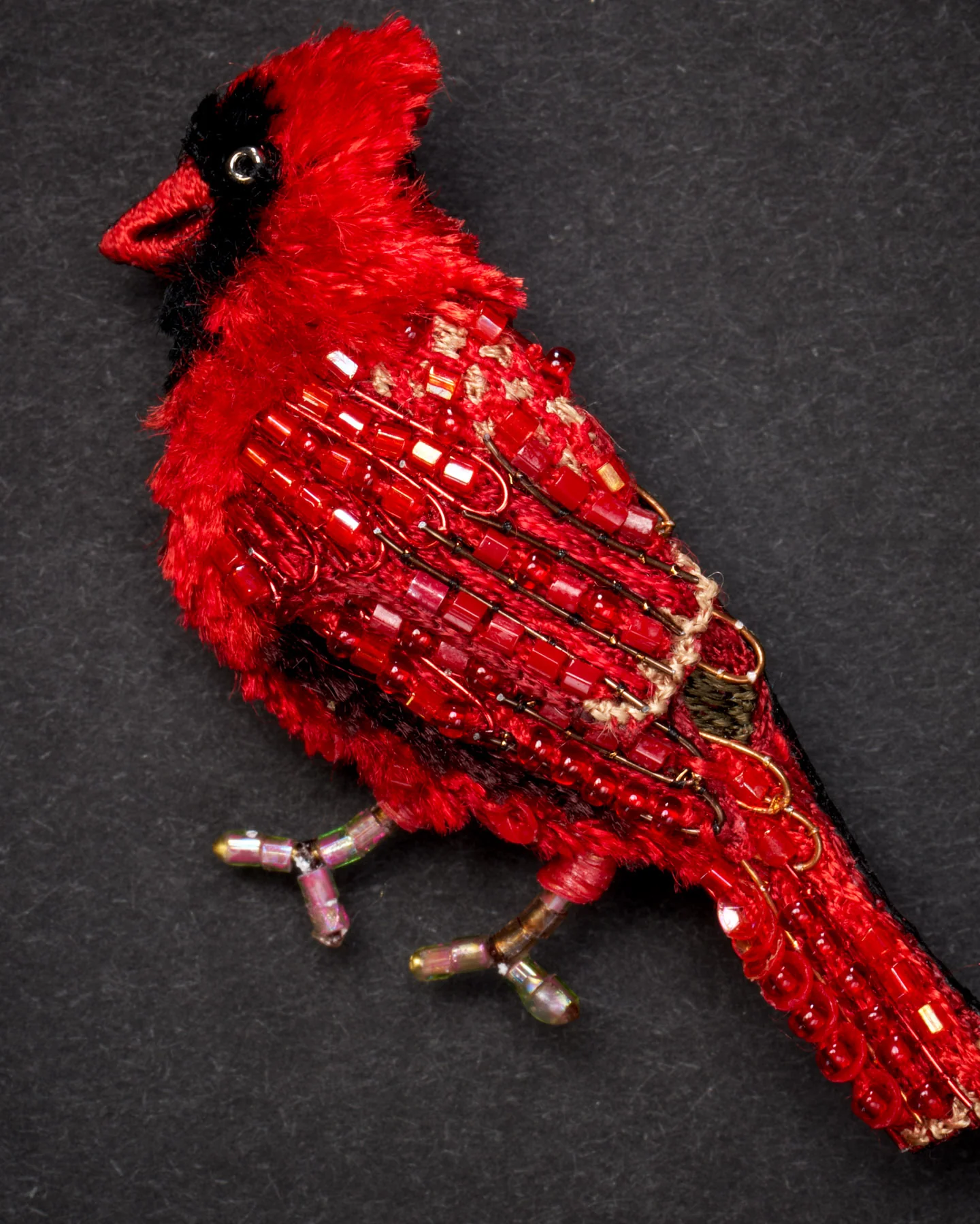 Northern Cardinal Brooch Pin - Trovelore - Image 2