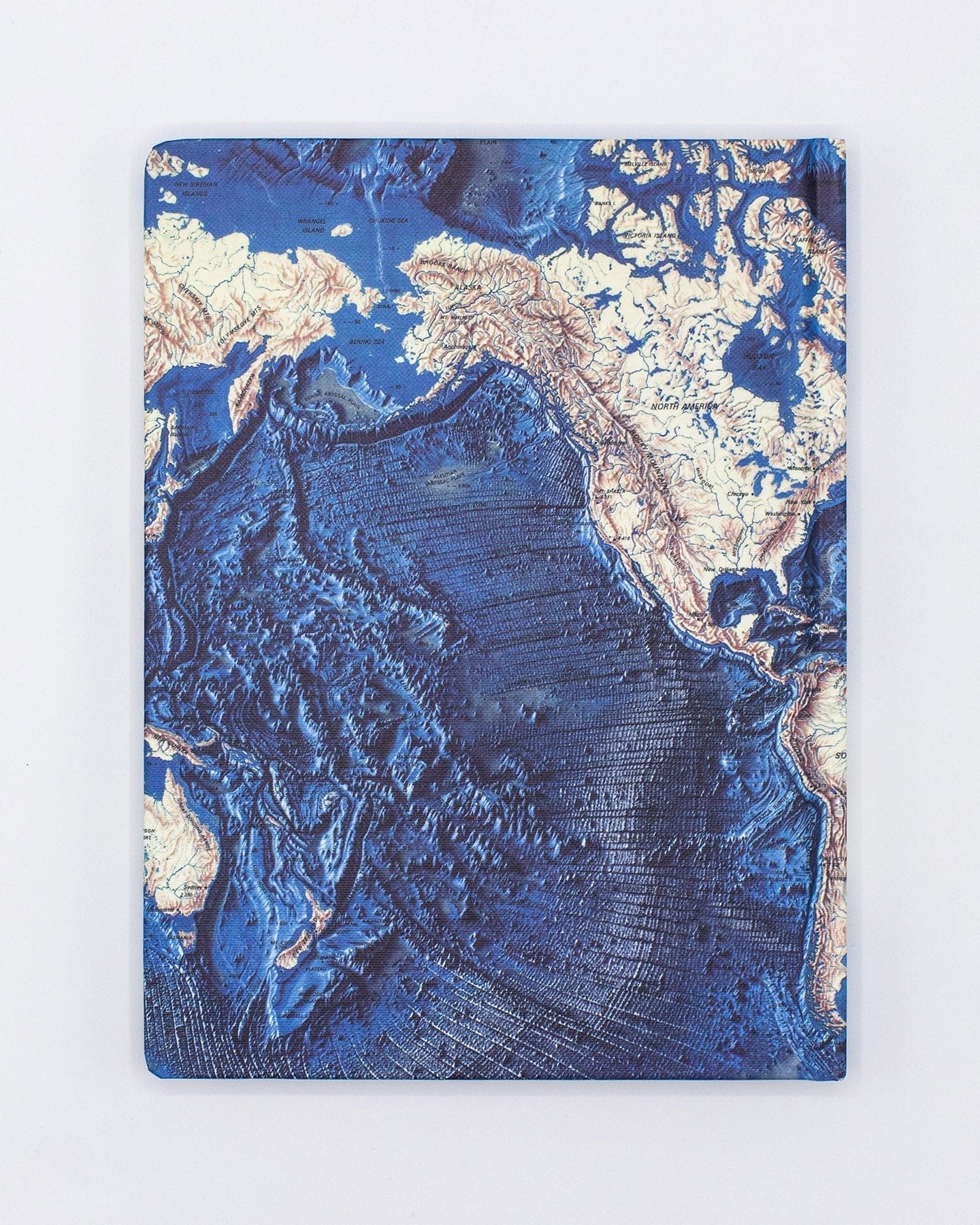 Ocean Terrain Map Hardcover Notebook - Dot Grid - Image 2