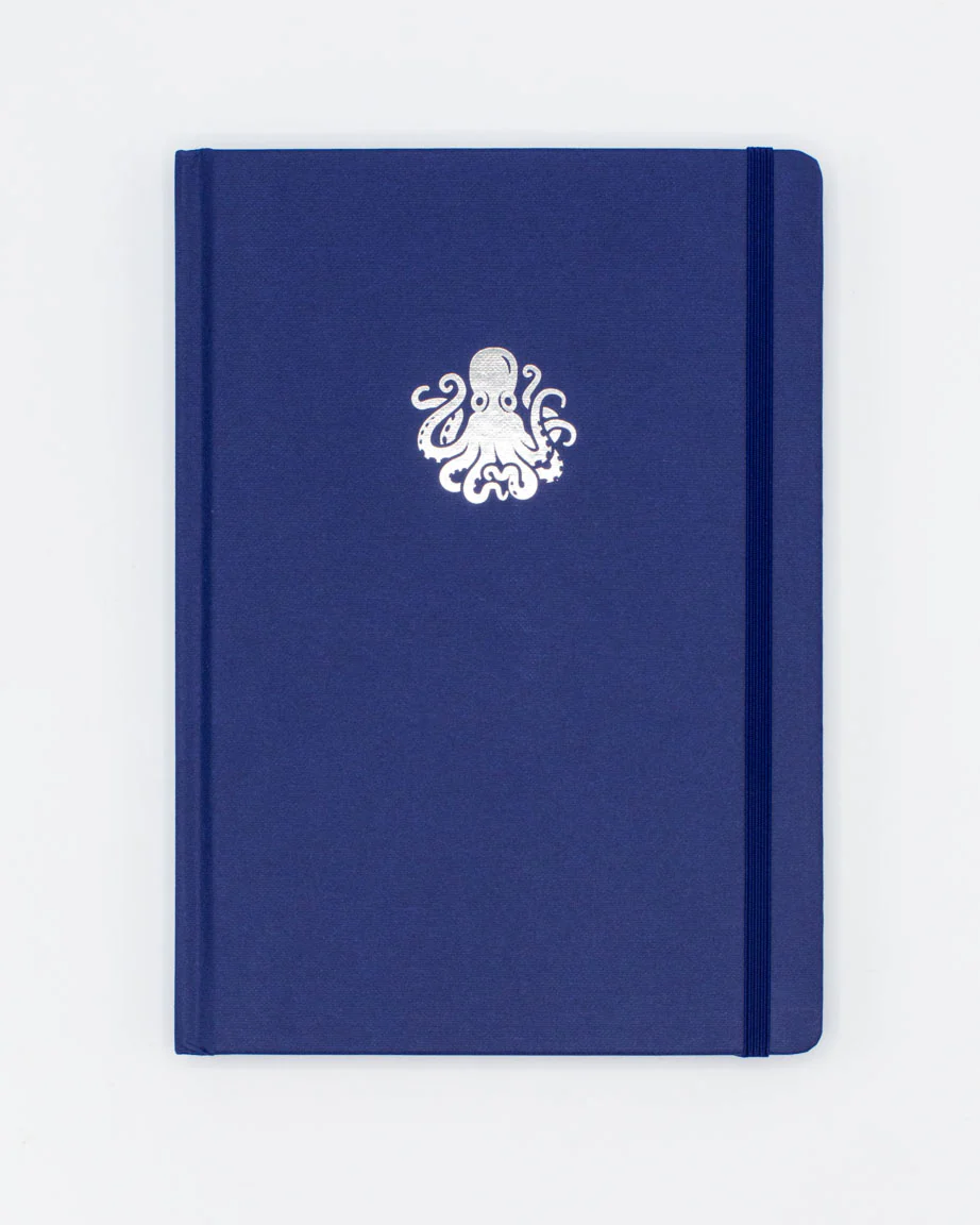 Octopus A5 Hardcover Notebook - Dotted Lines