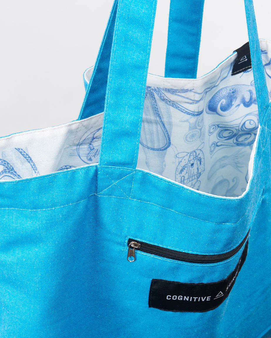 Octopus + Squid Shoulder Tote - Image 2