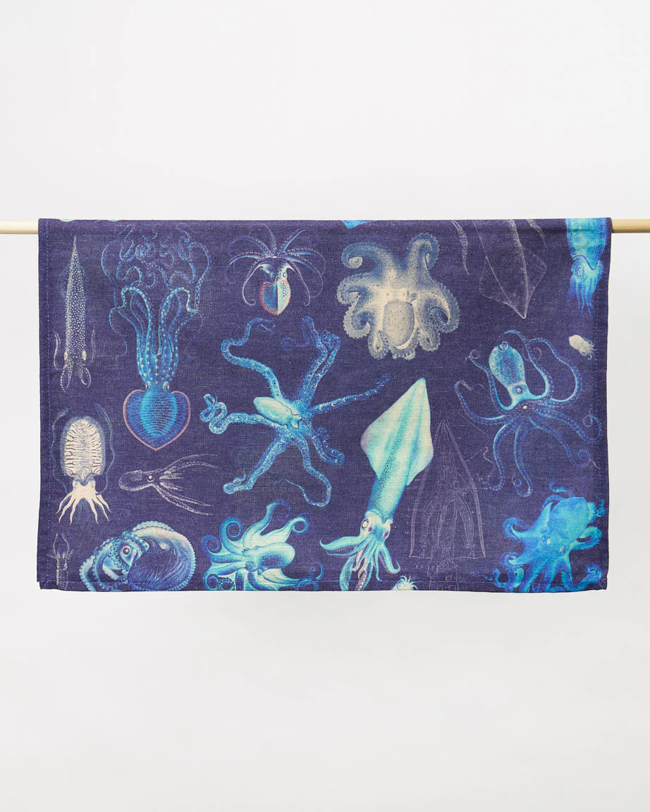 Octopus & Squid Tea Towel - Image 4