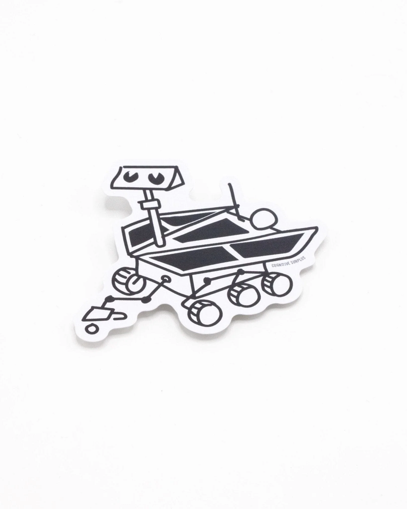 Opportunity Mars Rover Doodle Sticker