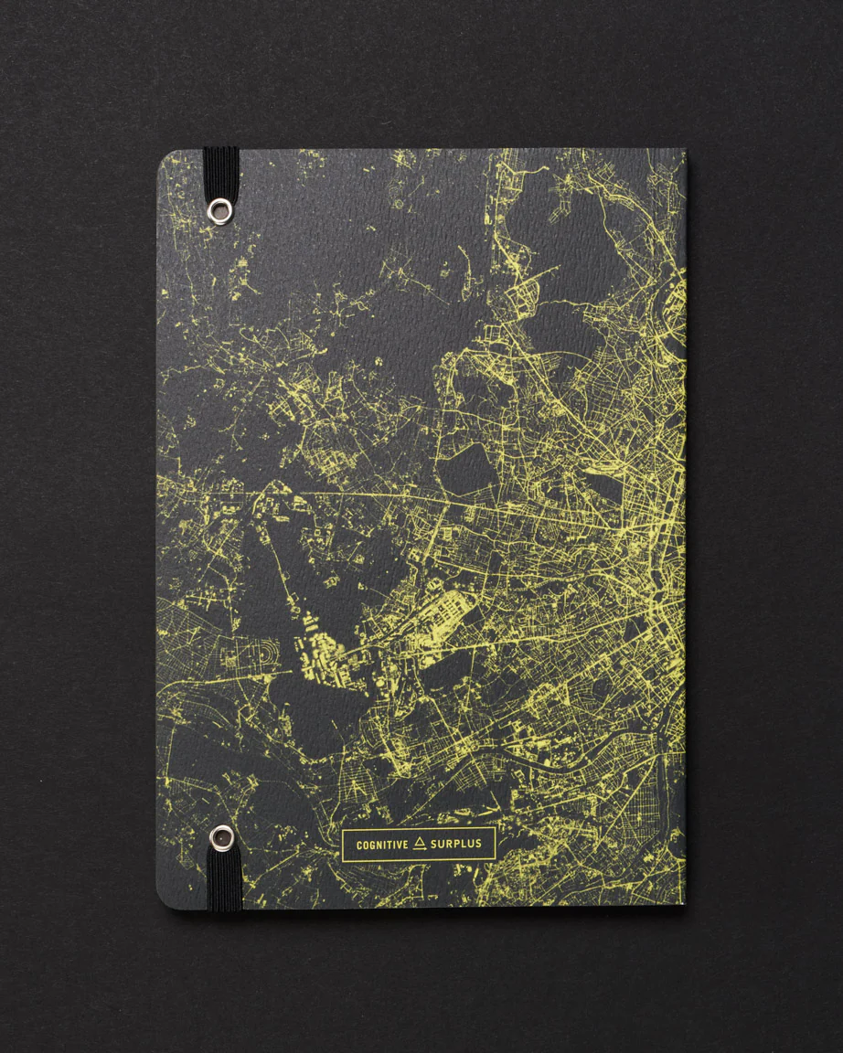 Paris at Night Dark Analysis A5 Softcover Notebook - Image 2