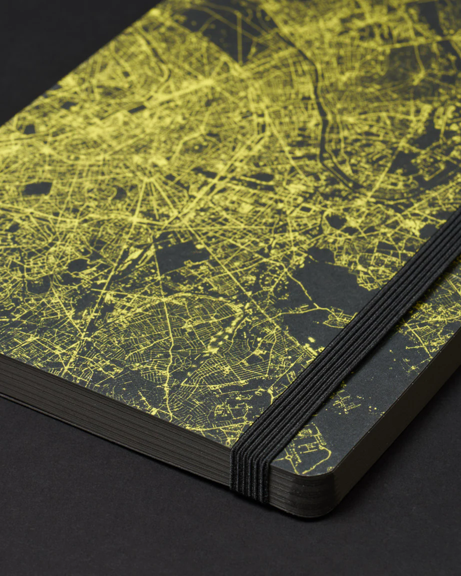 Paris at Night Dark Analysis A5 Softcover Notebook - Image 4