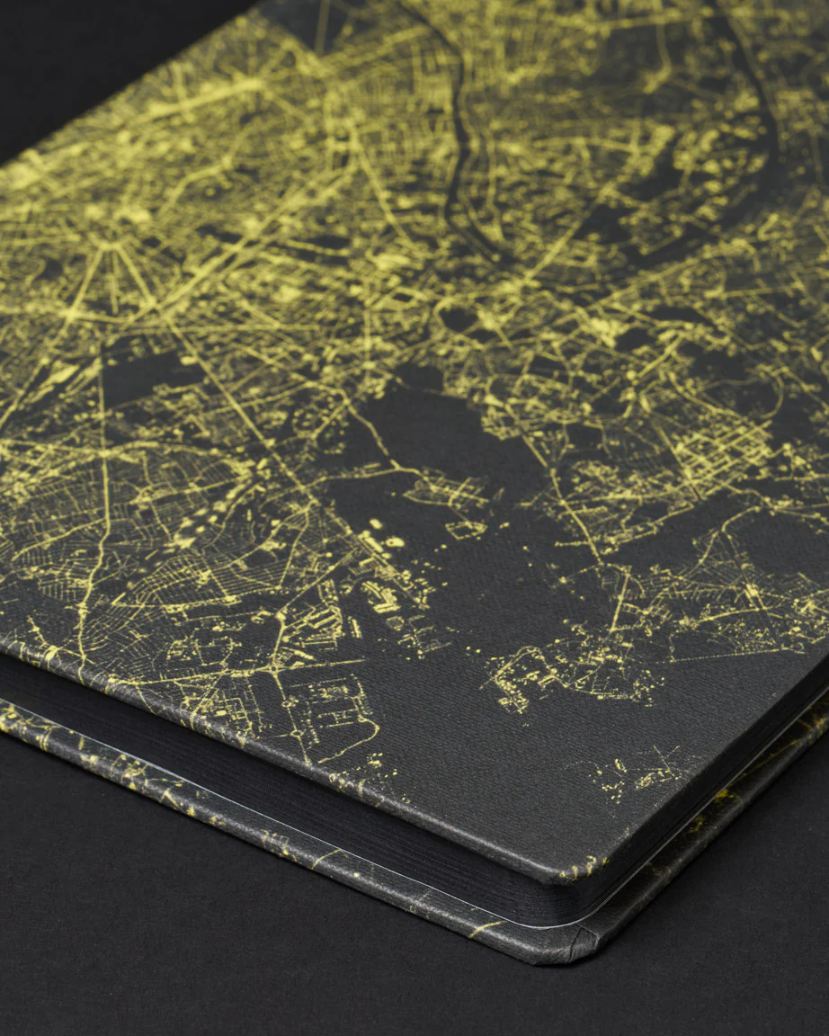 Paris at Night Dark Matter Notebook - Image 3