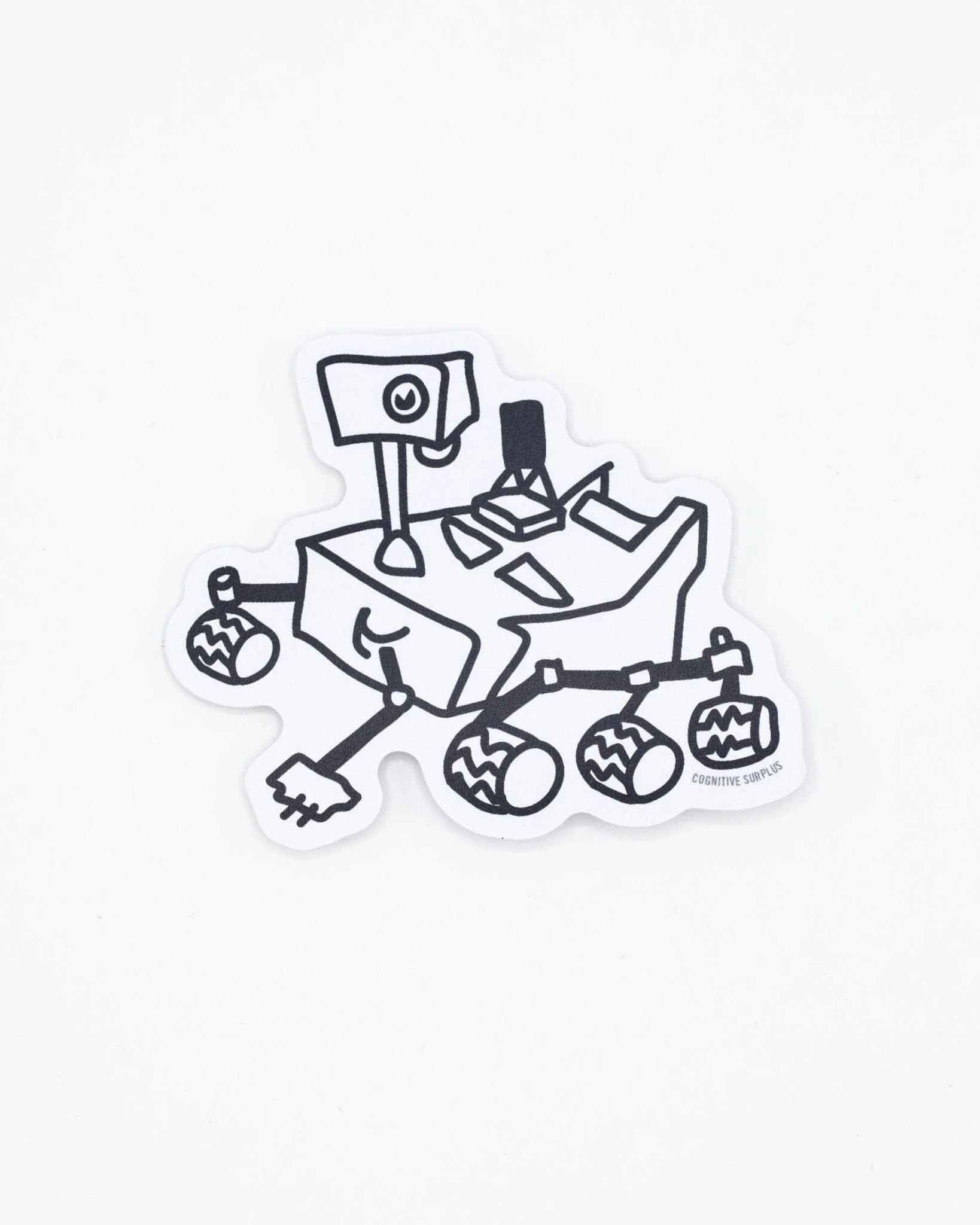 Perseverence Mars Rover Doodle Sticker - Image 2