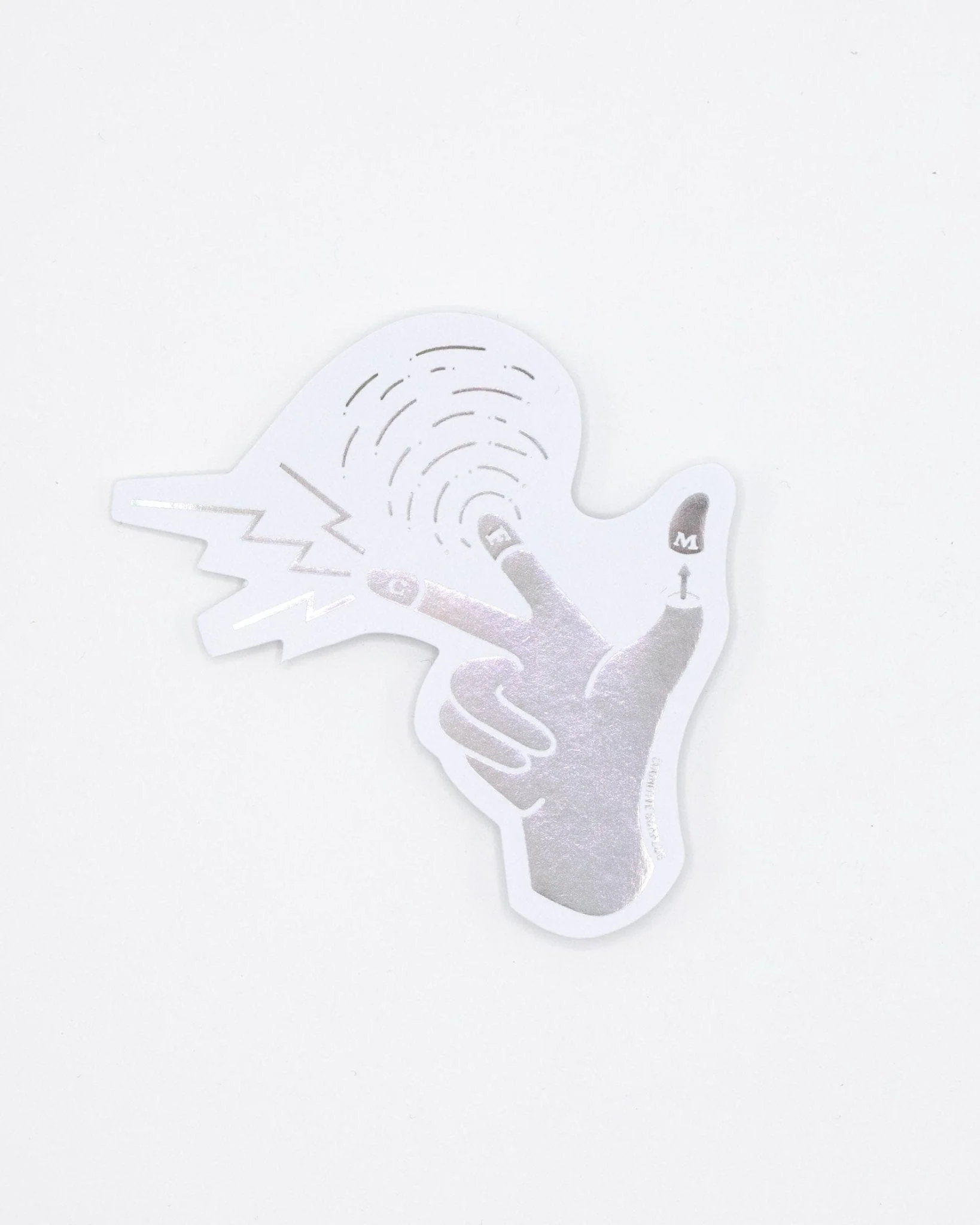 Physics Right Hand Rule Sticker - Image 2