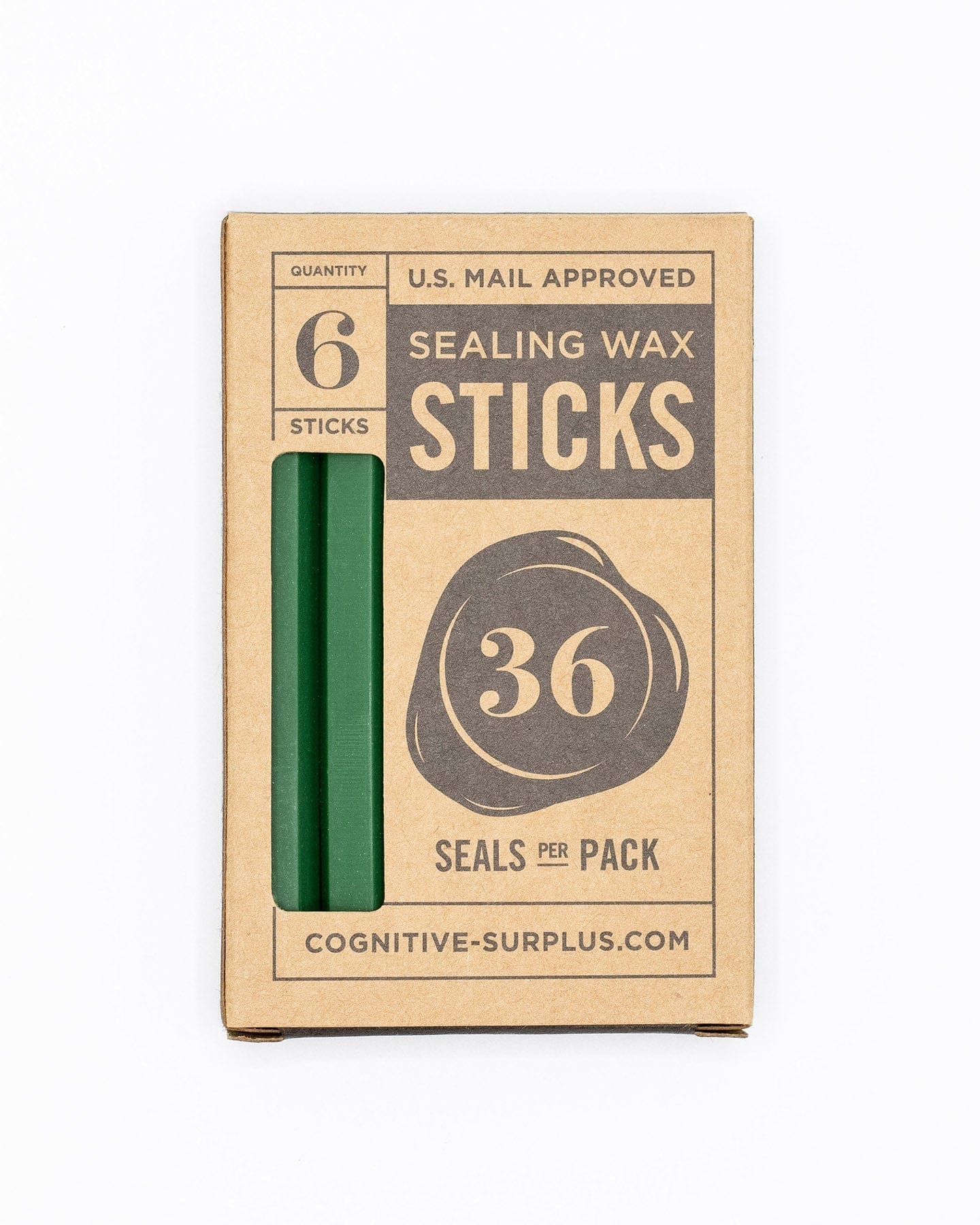 Pine Forest Green Sealing Wax Sticks - Image 2