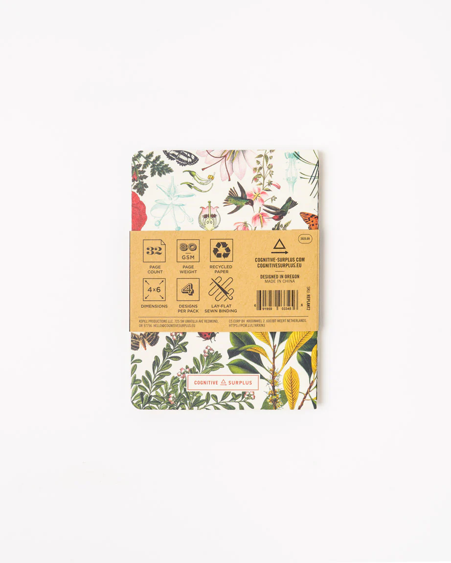 Plants & Fungi Pocket Notebook 4-pack - Image 4