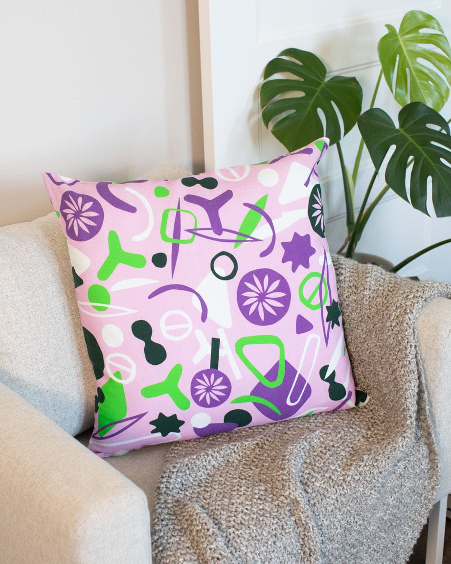 Plankton: Diatoms Pillow Cover - Image 2