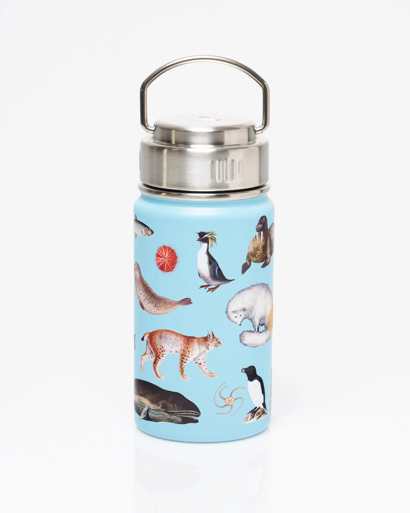 Polar Zoology 12 oz Steel Bottle