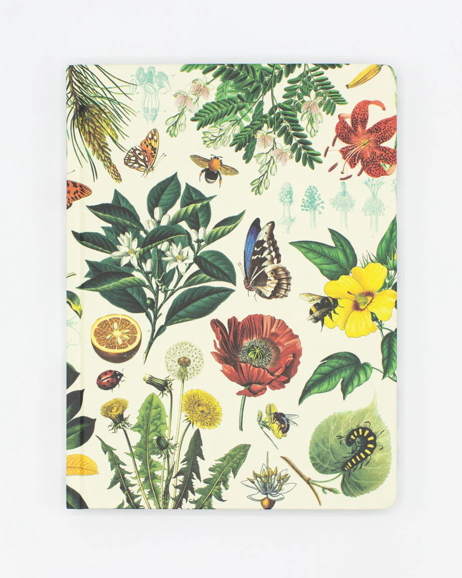 Pollinators Hardcover Notebook - Lined/Grid