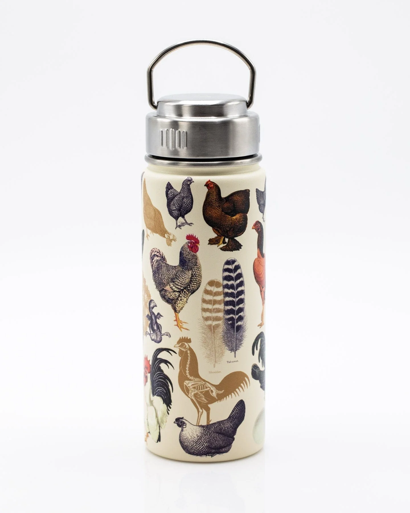 Poultry Science: Chickens 18 oz Steel Bottle - Image 2