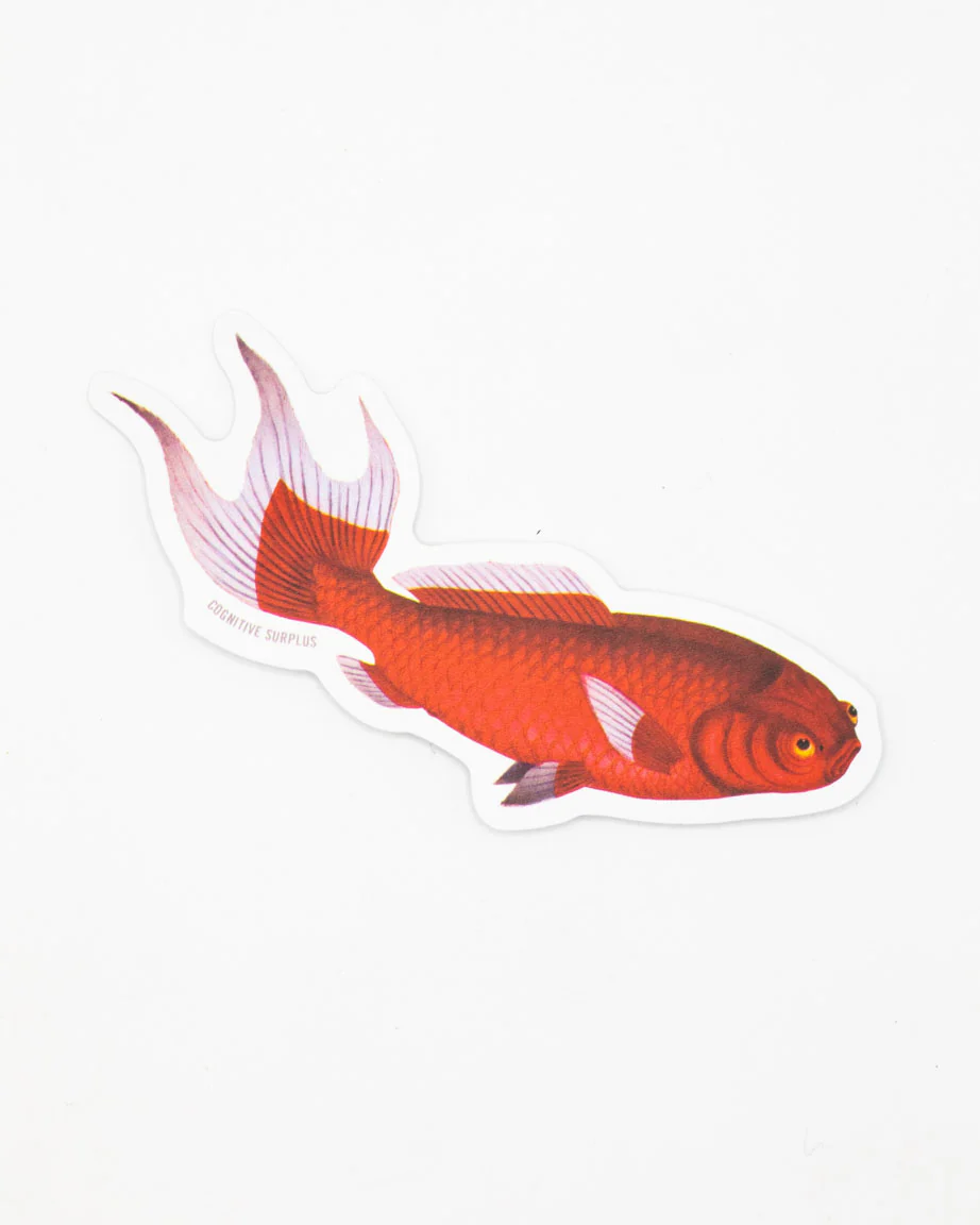 Red Fish Sticker - Image 2