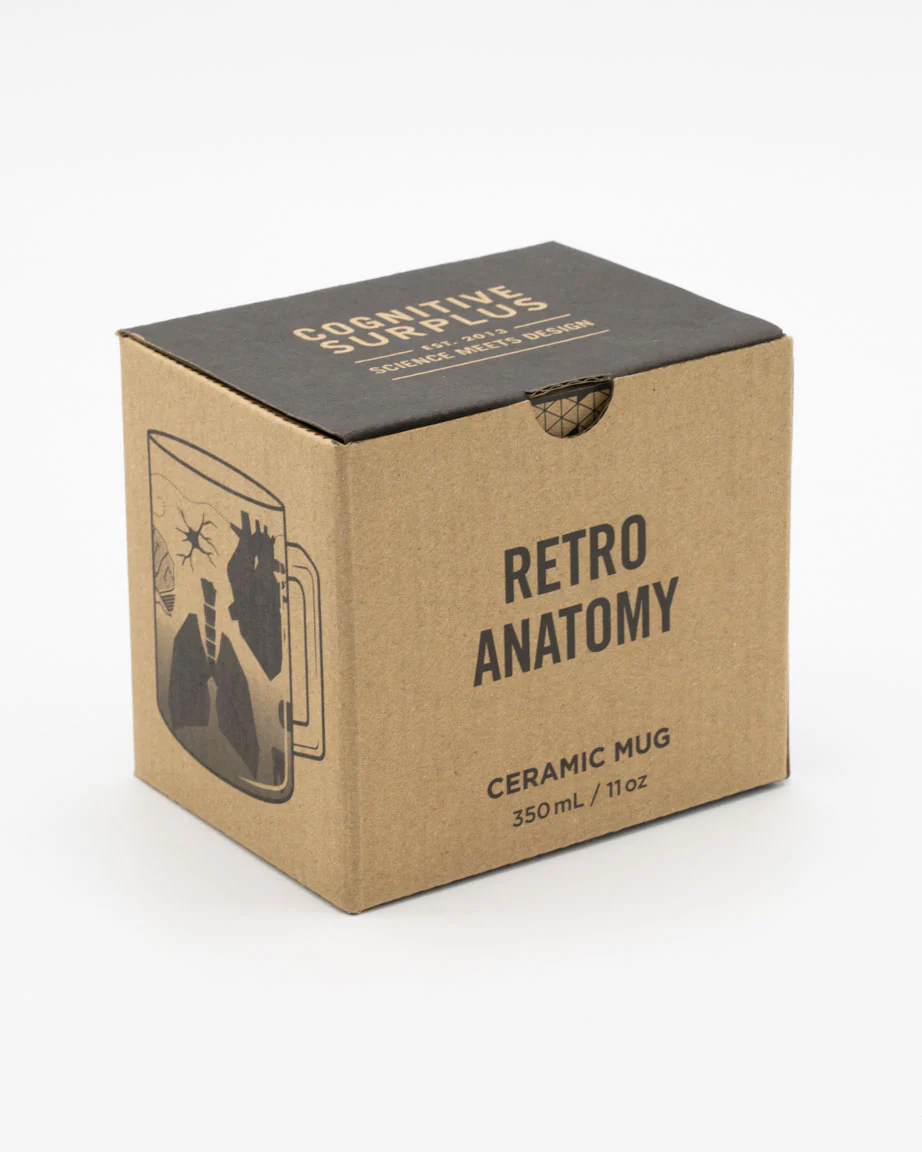 Retro Anatomy 11 oz Ceramic Mug - Image 3
