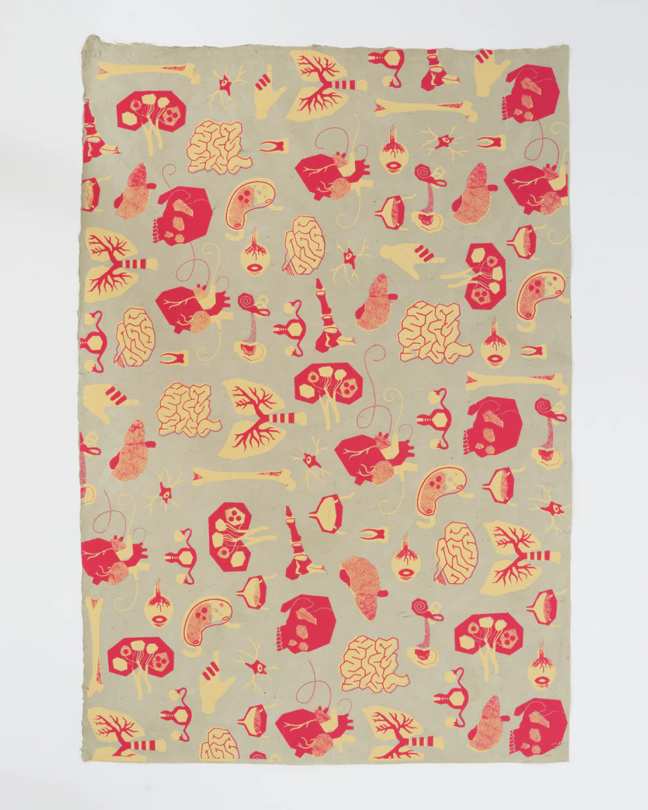 Retro Anatomy Wrapping Paper - Image 2