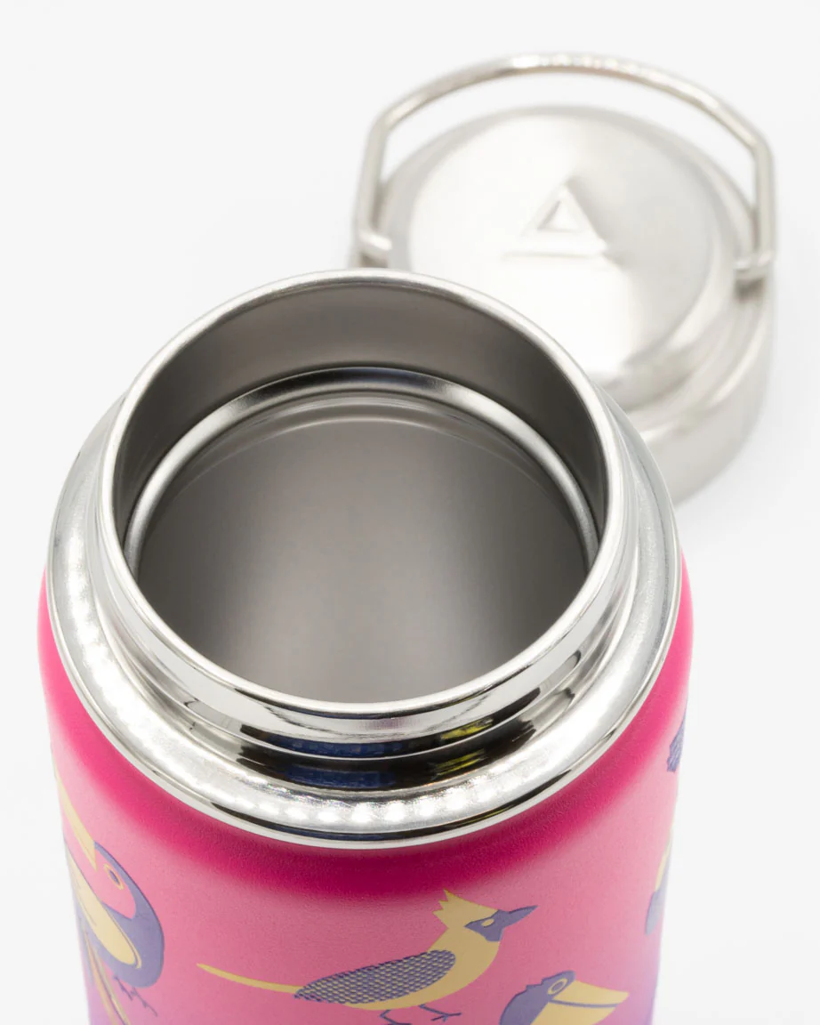 Retro Birds 18 oz Steel Bottle - Image 3