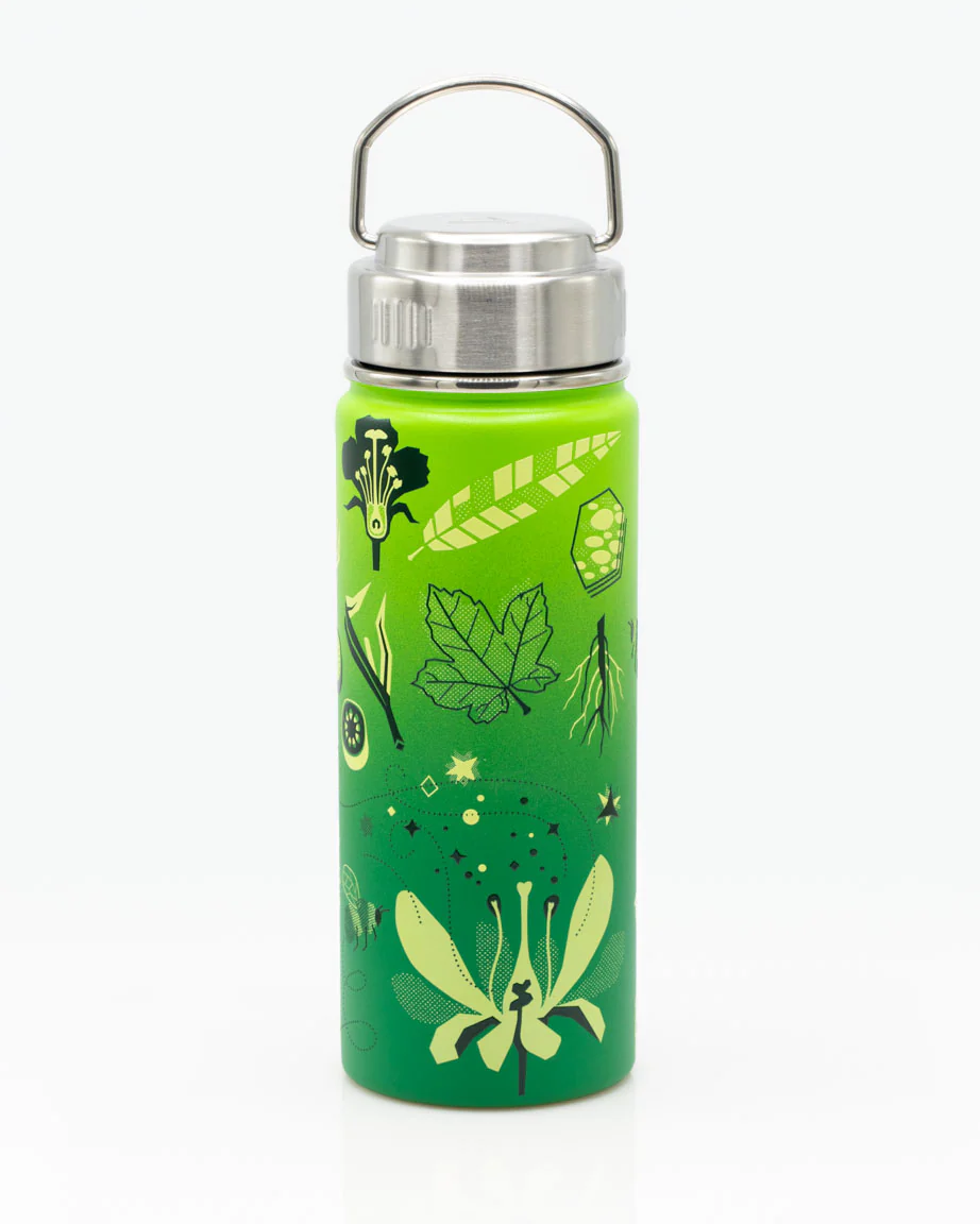 Retro Botany 18 oz Steel Bottle - Image 2