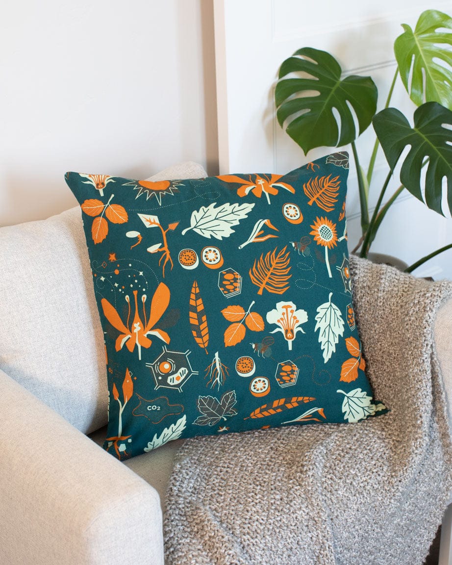 Retro Botany Pillow Cover - Image 2