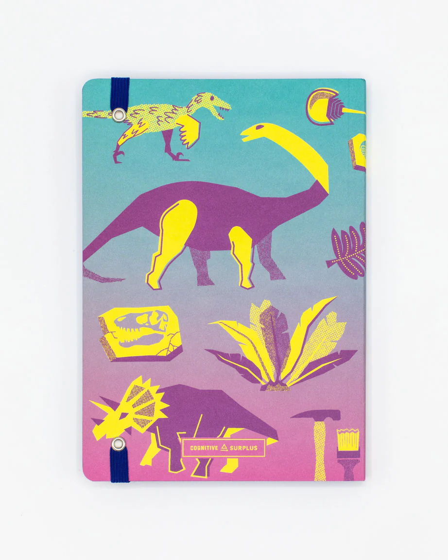 Retro Dino A5 Softcover Notebook - Image 3
