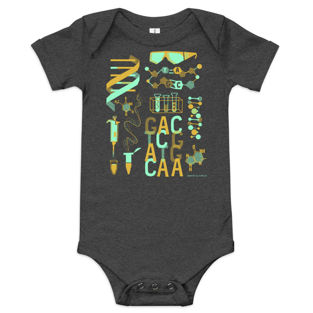 Retro DNA Baby Bodysuit - Image 2